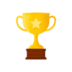 Championship for Victory Award, Trophy of Honor, 3D Victory Medal, Gold Cup, Gold Medal