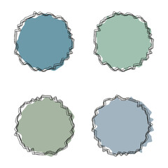 Talk bubble speech vector illustration. Bubble Iicons.