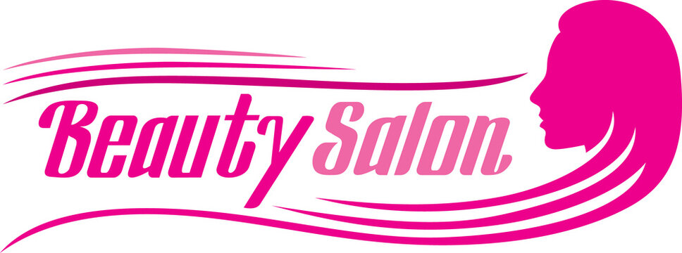 Beauty salon symbol (haircut or hair salon design) png illustration