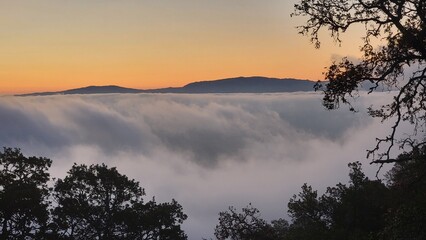 Obraz premium sunrise in the mountains