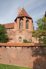 Malbork. Zamek Komturski. Rezydencja królów Polski. Polska - Pomorze.