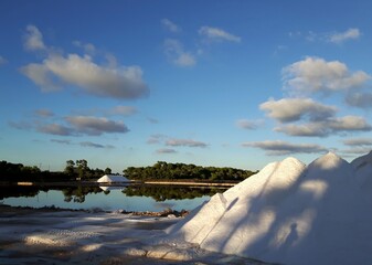 Salt lakes at Colònia de Sant Jordi, Mallorca, Spain