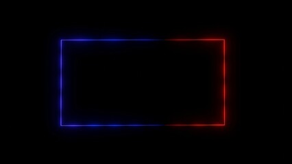 glowing frame png type image black background