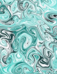 Marble white texture background. Hand drawn illustration. Abstract pattern. Green background natural for interior decoration.