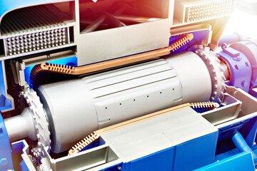 Electric motor of main pump oil industry