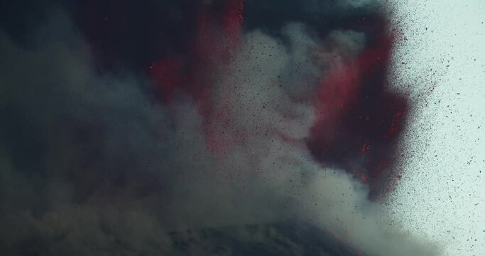 Etna volcano paroxysm June 2021