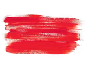 Abstract red texture and background with brushstroke like lines drawn by gouache paints. Great basic of print, badge, party invitation, banner, tag.