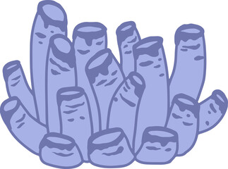 Marine mollusk, exotic creatures.