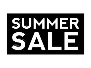 Summer Sale text black friday sale icon for business concept elements 