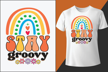 Stay Groovy Halloween T-shirt design