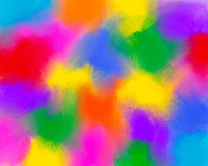 Rainbow paint splotch abstract background wallpaper 