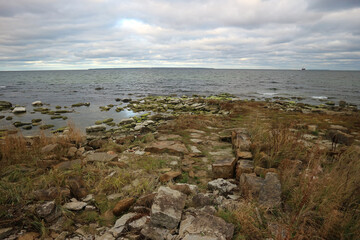 The Baltic Sea coast in autumn