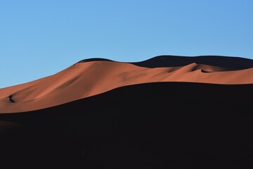 Fototapeta na wymiar Düne im Namib-Naukluft-Park in Namibia (Sossusvlei).