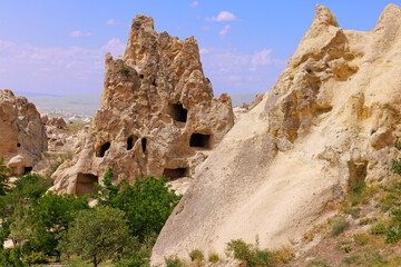 Skalne kościoły w Goreme w Kapadocji w Turcji © Grzegorz