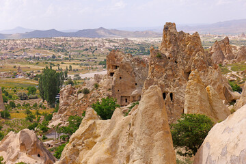 Skalne kościoły w Goreme w Kapadocji w Turcji © Grzegorz