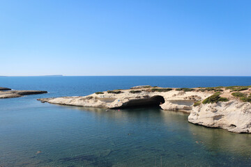 Fototapeta na wymiar view of the coast of the island in sardinia italy