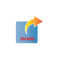share icon logo vector design template