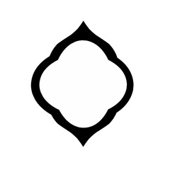 Collection of oriental style Islamic windows