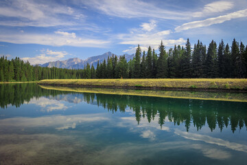 Johnson Lake in Alberta, Canada