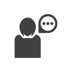 Woman Speech Icon