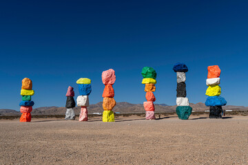 colorful stones Las Vegas desert