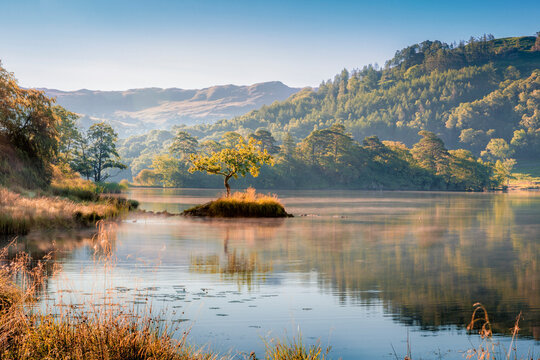 Grasmere Lake in England's Lake District