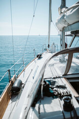 Segeln auf dem Mittelmeer