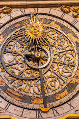 Fototapeta na wymiar Notre Dame de Fourviere Basilica on Fourviere Hill in Lyon, France