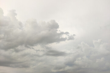 Fototapeta na wymiar Heaven panoramic background. Cloud space. Clouds pattern. Overcast sky.