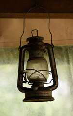 old oil lamp