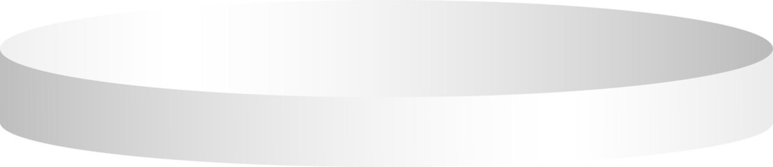 Elegant White Plain Podium 1 Stage Perfect For Element Design Advertising or Social Media Promotion