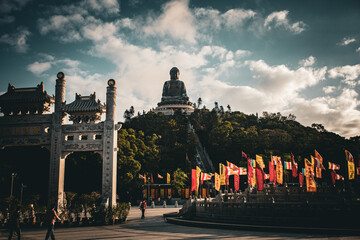 Fototapeta na wymiar Hong Kong Buddha Statue