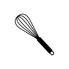 Balloon Whisk Icon Vector For Mixing and Whisking Or Cooking Illustration For Apps And Websites