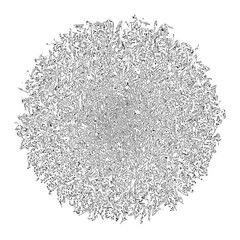 database hurricane, many different decimal numbers (records) isolated on white background. computer data backup information in internet, abstract numbers,