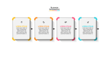 Business data visualization. timeline infographic icons designed for abstract background template milestone element modern diagram process technology digital marketing data presentation chart Vector