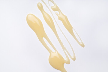 condensed milk isolated on a white background