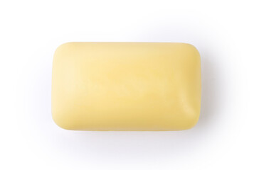 soap bar on the white background with clipping path