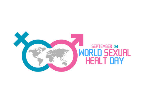 vector graphic of world sexual health day good for world sexual health day celebration. flat design. flyer design.flat illustration.