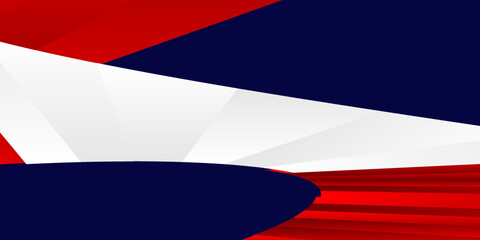 blue red and white background