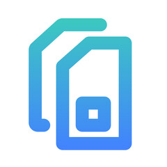 Obraz premium dual sim card