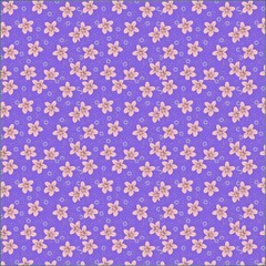 Illustration Abstract flower background pattern
