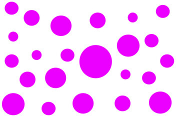 Peas of the same color. Transparent PNG background.