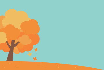 背景イラスト_秋の背景