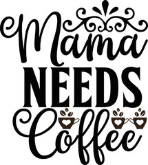 Coffee svg design cut files