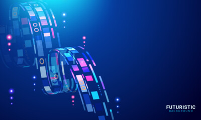 abstract technology innovation concept vector background