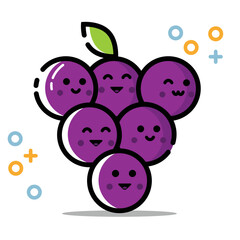 illustration of grapes