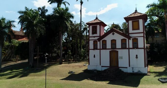 aerial view of the most visited tourist spots in the city of uberaba
