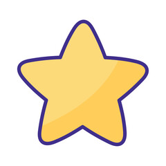 cute yellow star