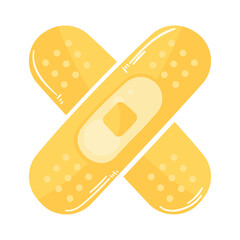 cures bandages crossed