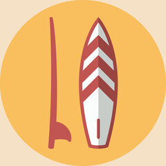 surfing board